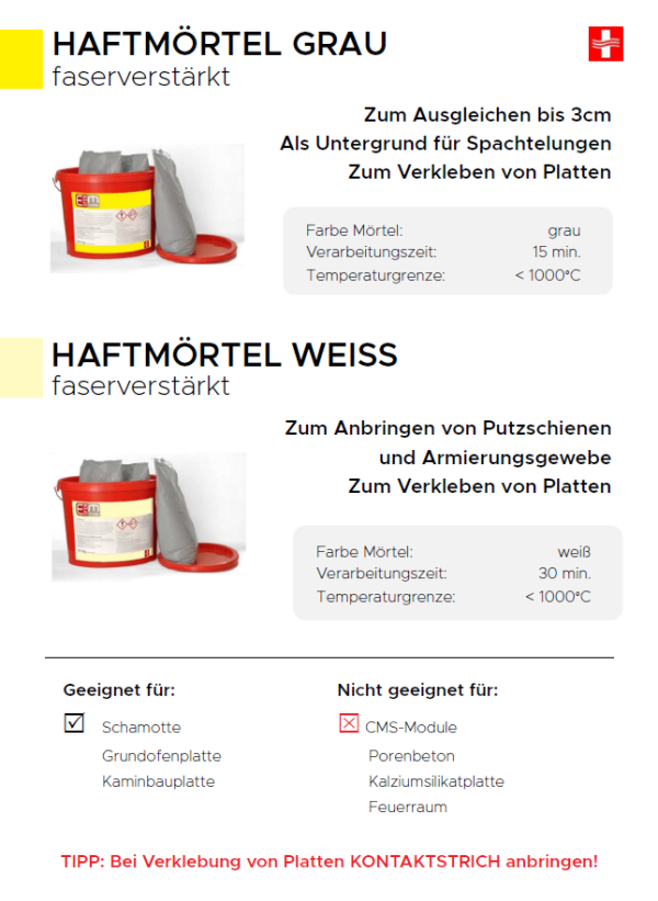 Grafitherm Haftmörtel weiß mit Fasern 24kg – Bild 3