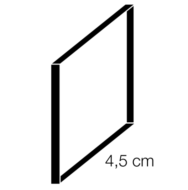 M-Design, Anbaurahmen 4,5cm, 4-seitig