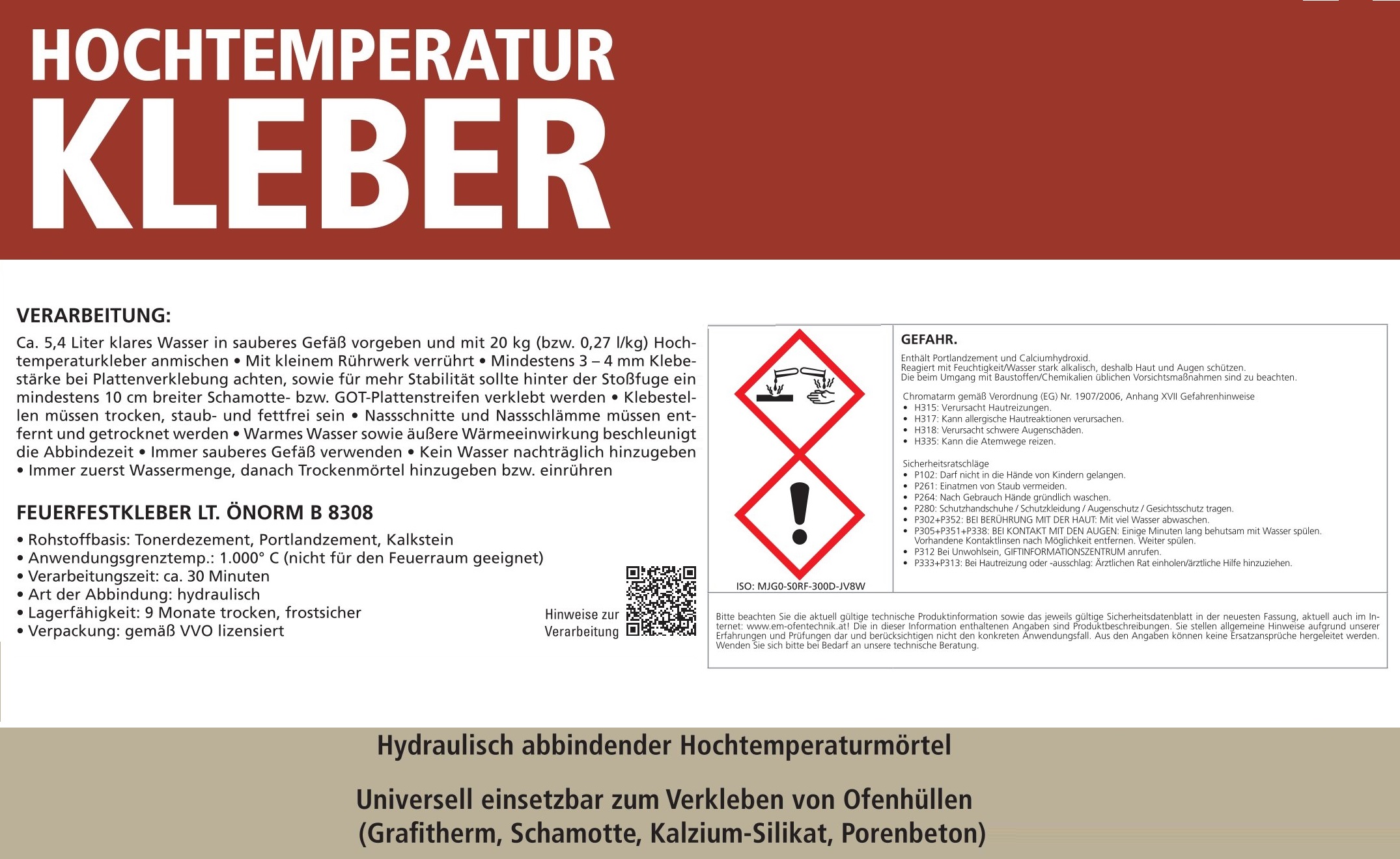 Grafitherm Hochtemperaturkleber – Bild 2