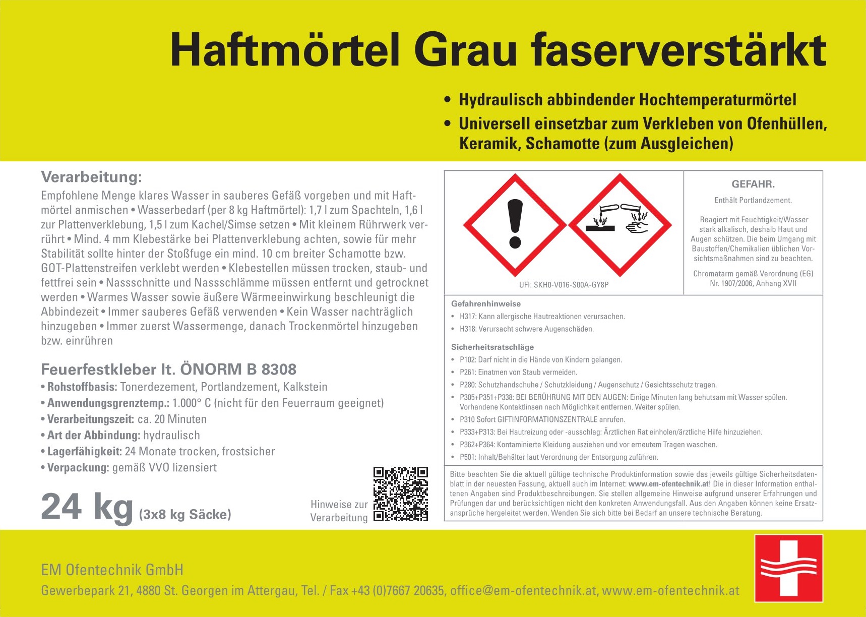 Grafitherm Haftmörtel grau 24kg – Bild 2