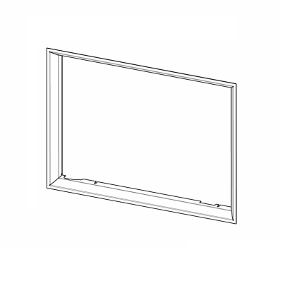 Blendrahmen 2×45° für KE 70/50 TUNNEL