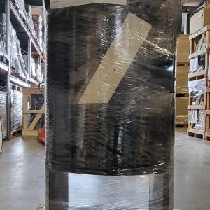 B-WARE ORBIS LOG schwarz mit Holzfach
