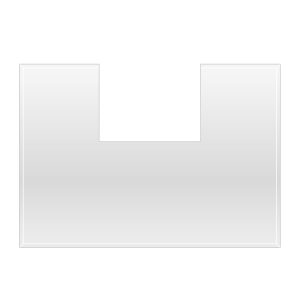 KECH Glasvorlegeplatte