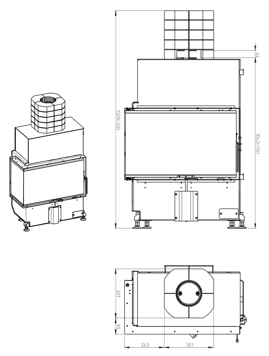 KE 70/44/33FL flach - Ecke links – Bild 4