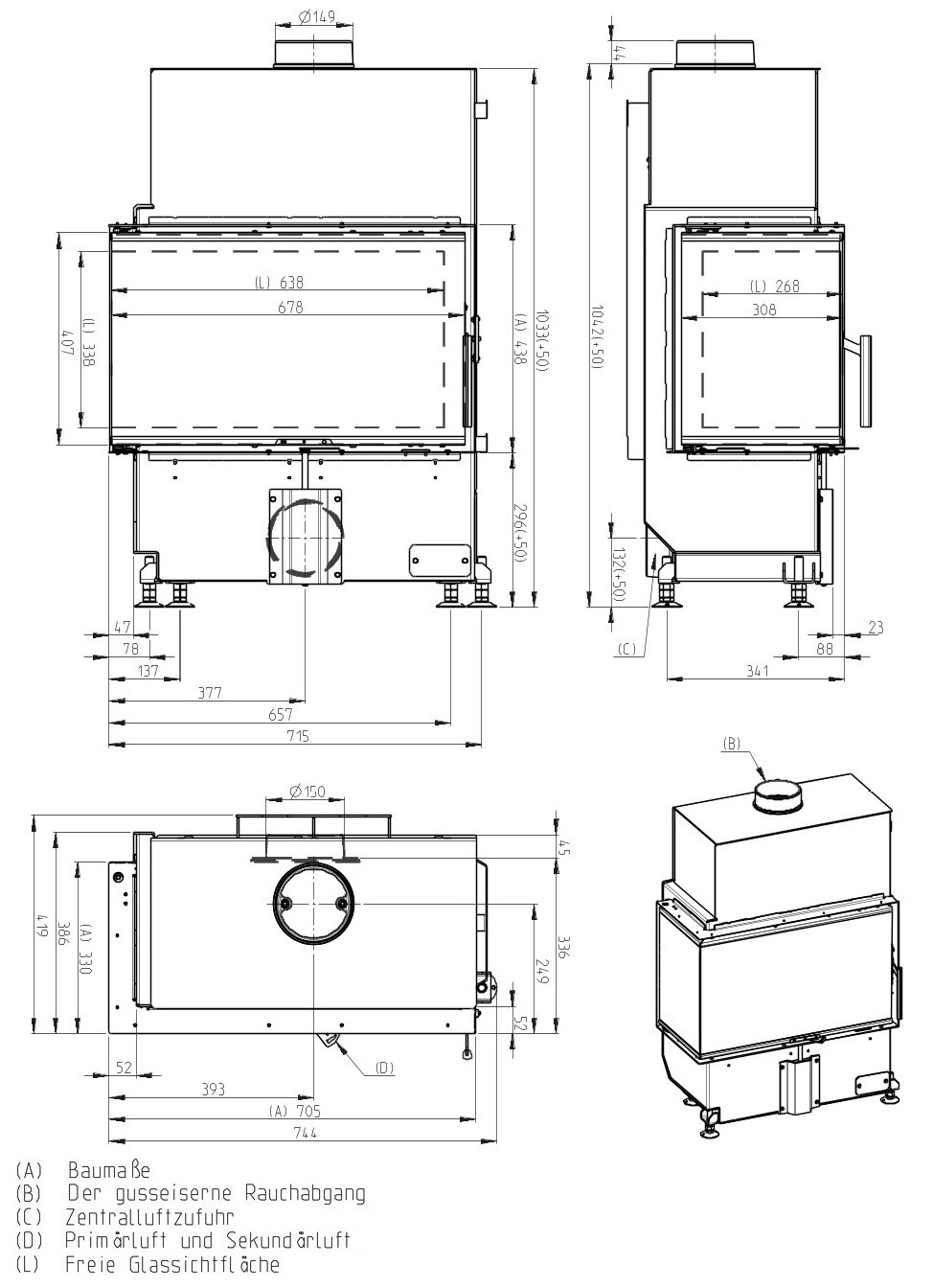 KE 70/44/33FL flach - Ecke links – Bild 3