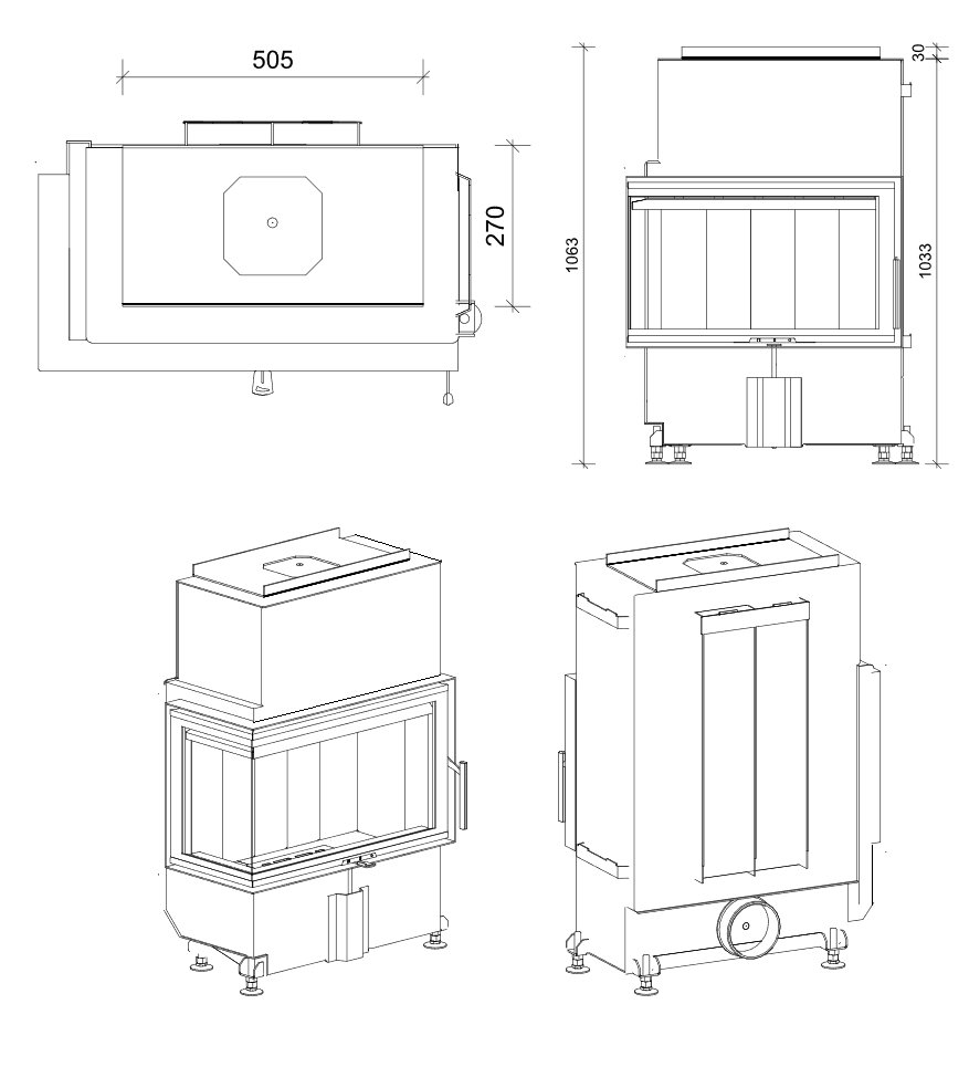 KE 70/44/33FL flach - Ecke links – Bild 2