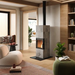 BRICK PURE Specksteinofen HOLZ